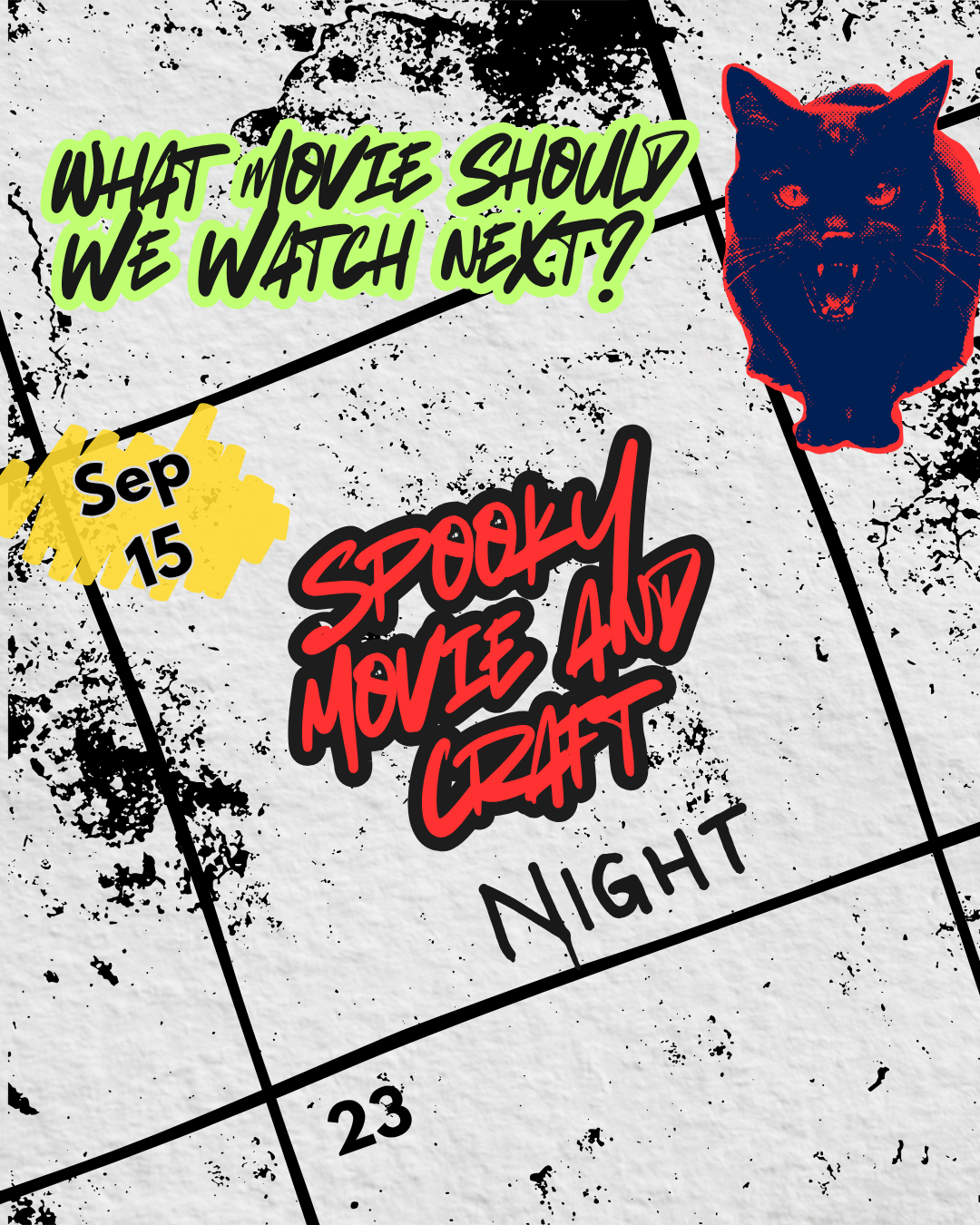 Campaign cover image for Spooky Movie and Craft Night, September 15th