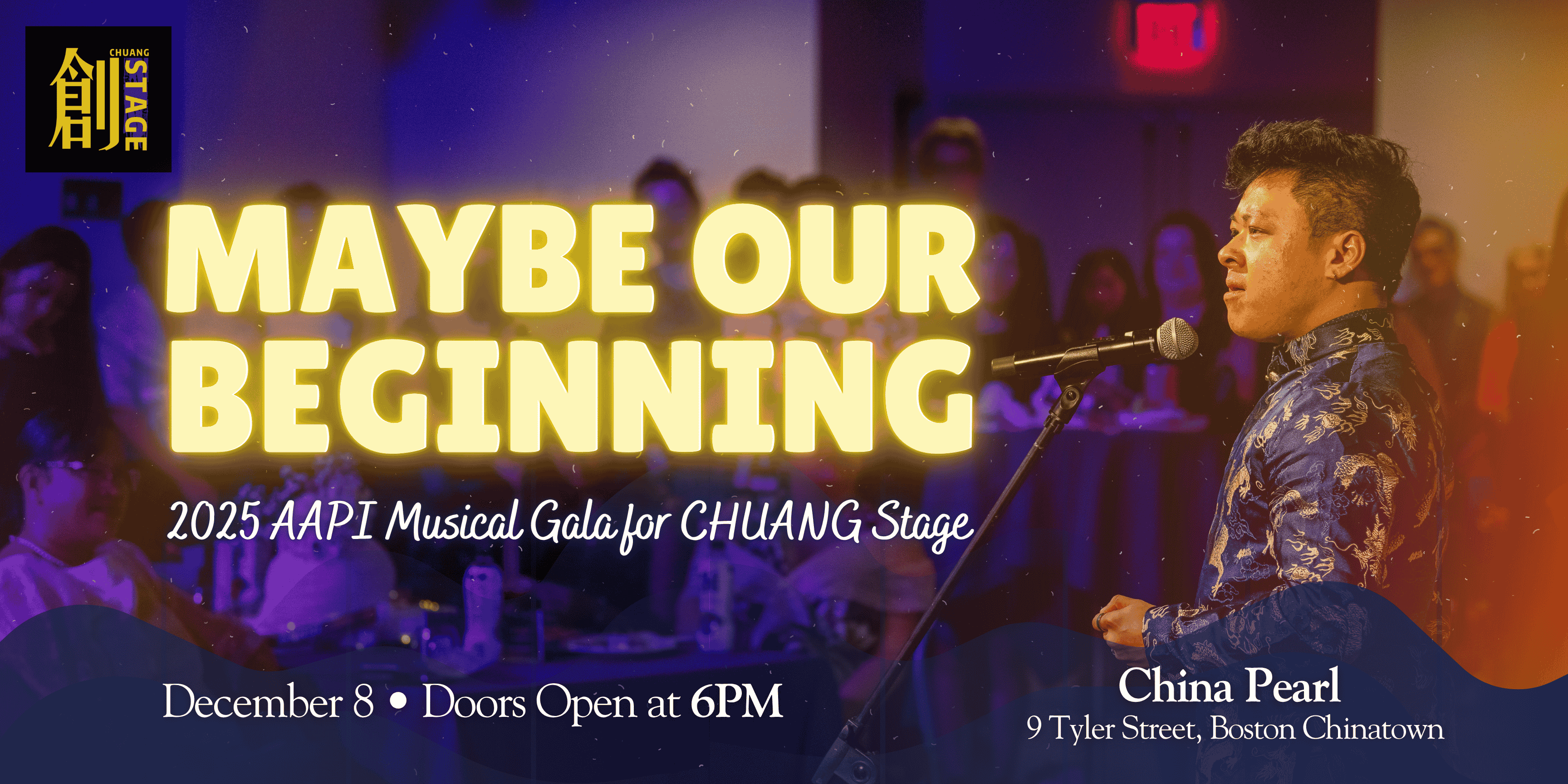 Campaign cover image for Maybe Our Beginning: 2025 AAPI Musical Gala for CHUANG Stage