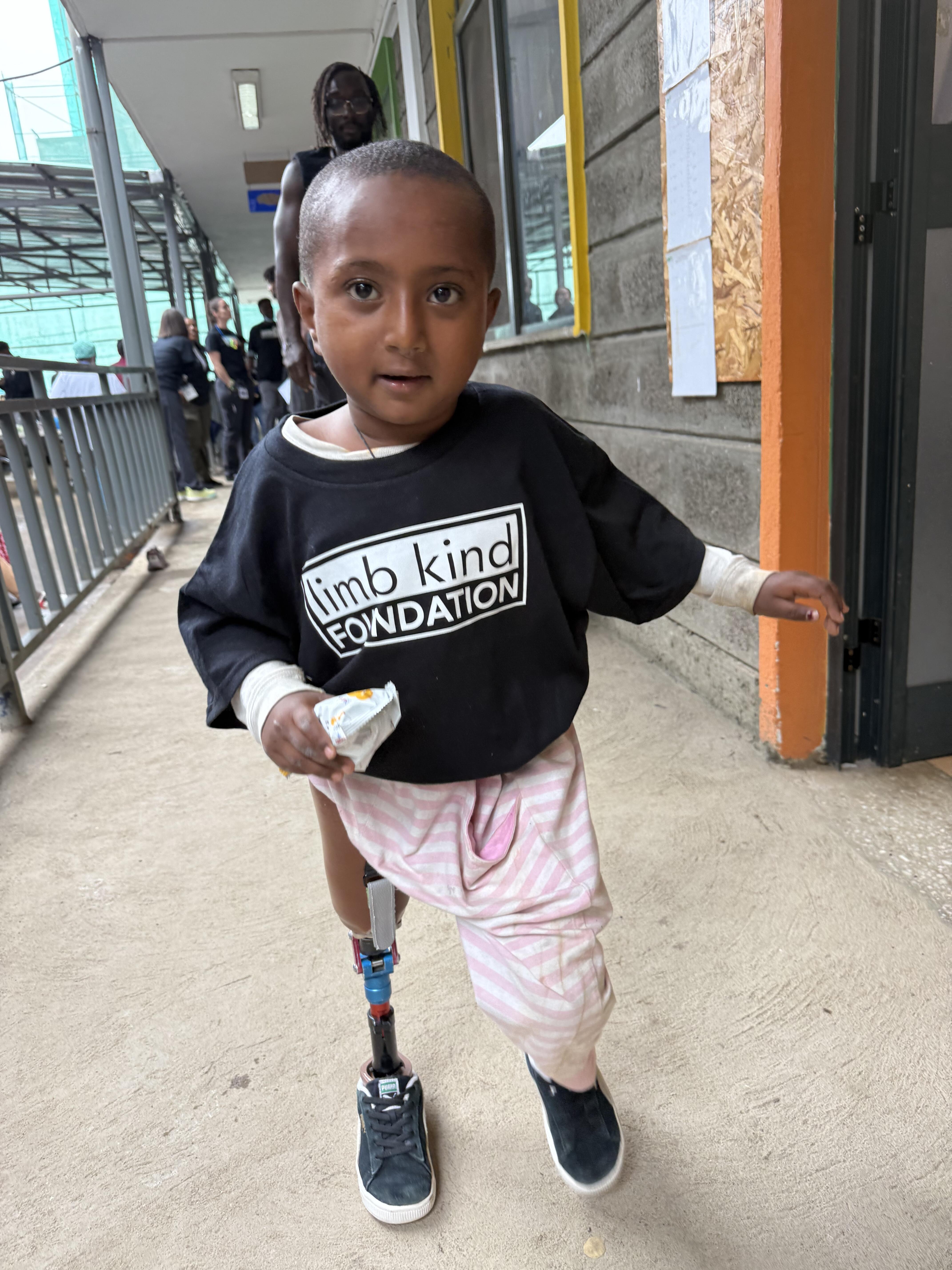 Campaign cover image for Sponsor a child to receive FREE prosthetic care