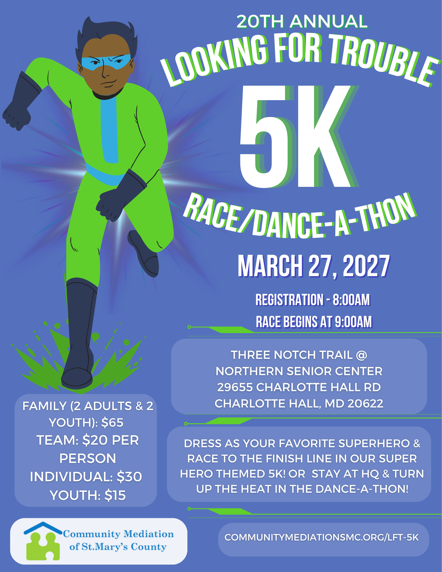Campaign cover image for Looking for Trouble 5k & Dance-A-Thon 2027