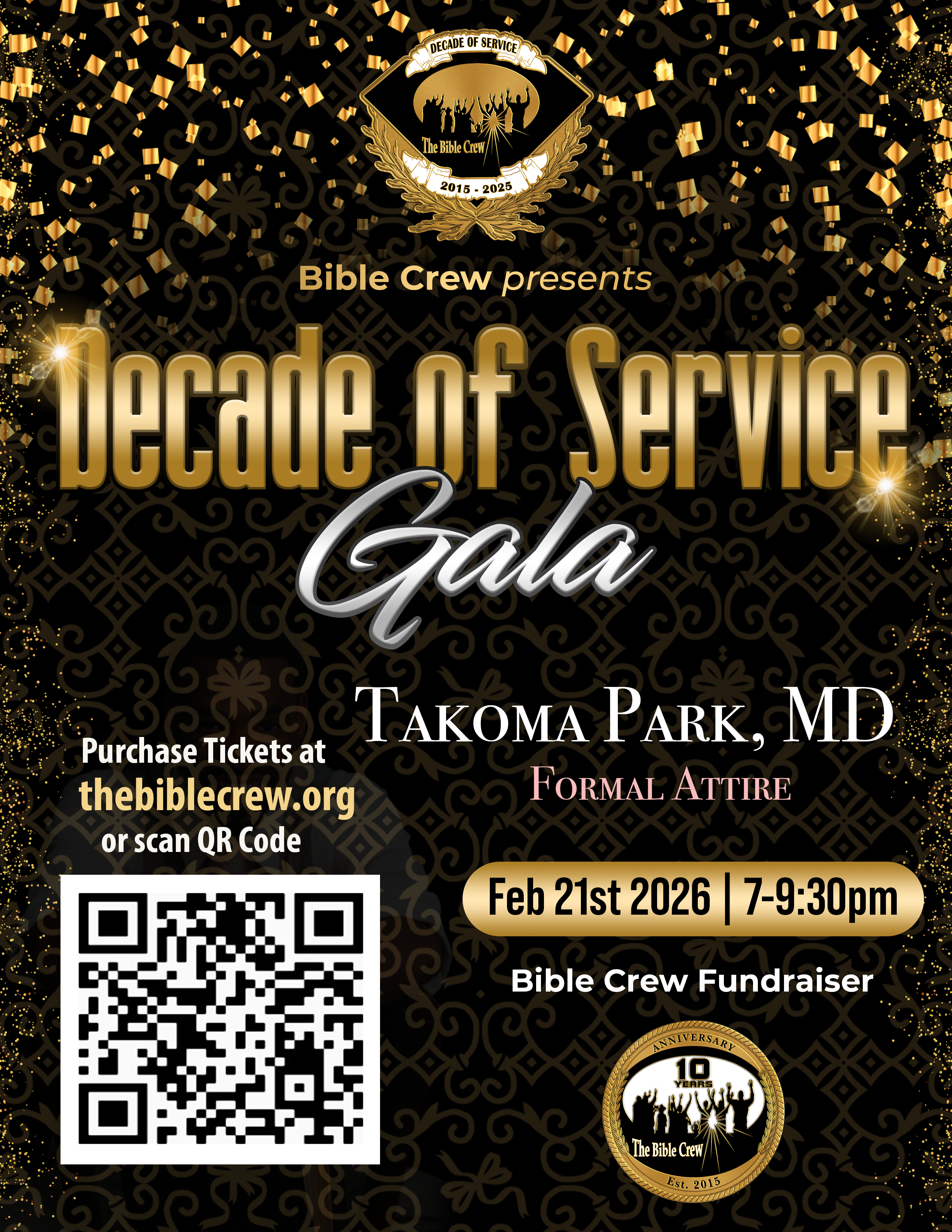 Campaign cover image for Decade of Service Gala