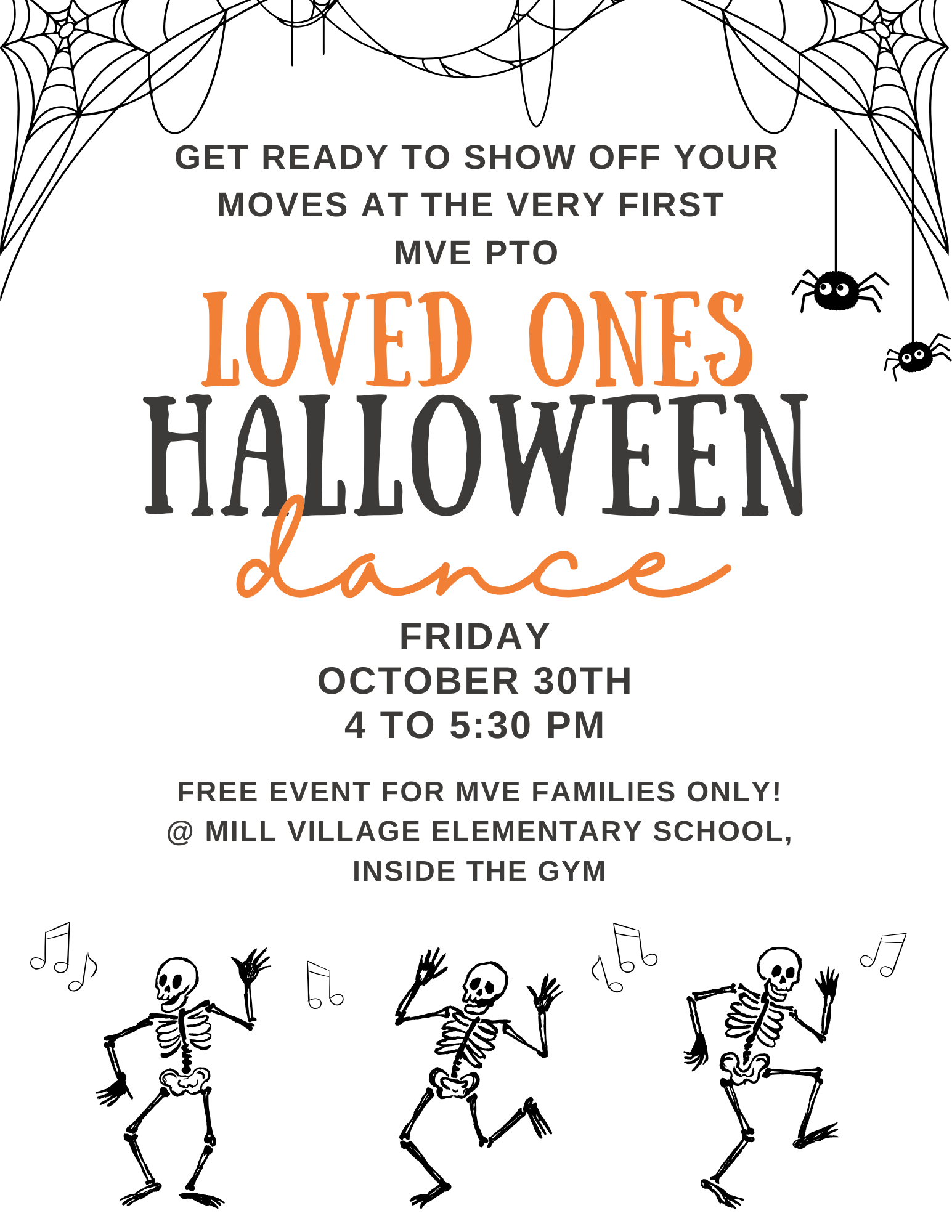 Campaign cover image for MVE PTO Loved Ones Halloween Dance 2026