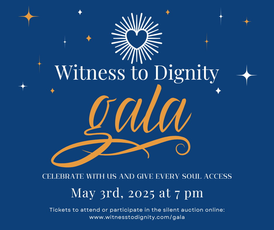 Campaign cover image for Witness to Dignity - Spring Gala