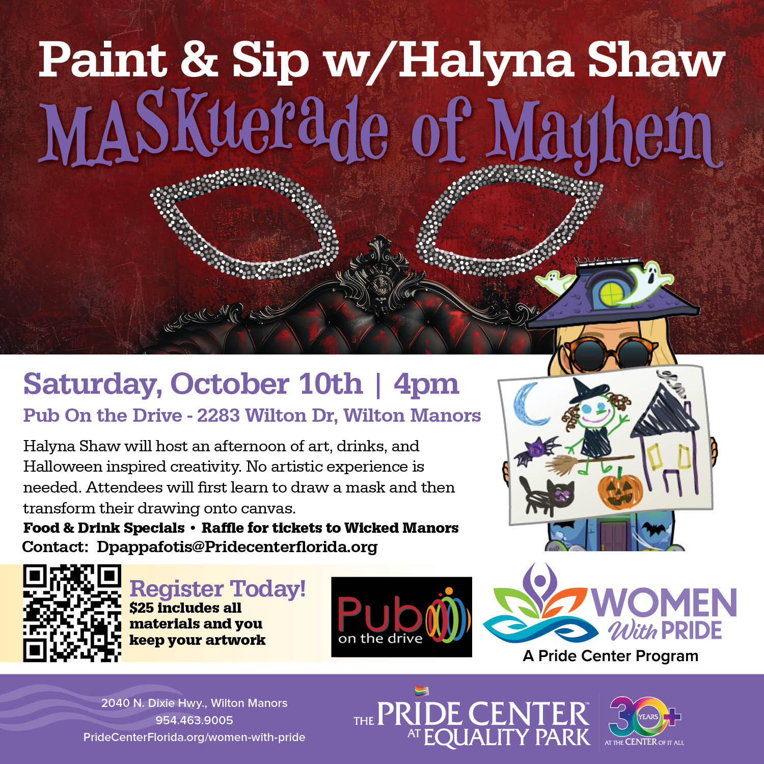 Campaign cover image for Paint & Sip with Halyna Shaw