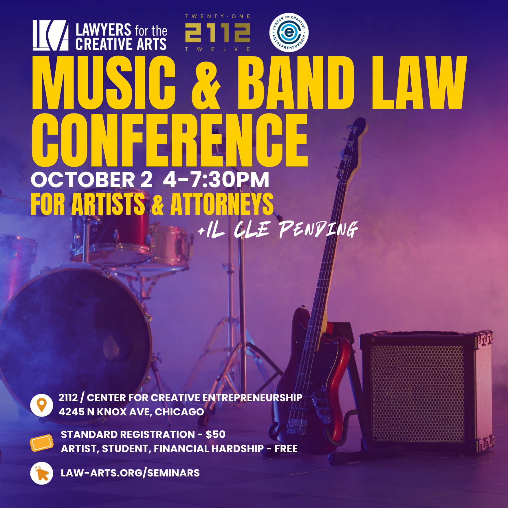 Campaign cover image for LCA: Music & Band Law Conference