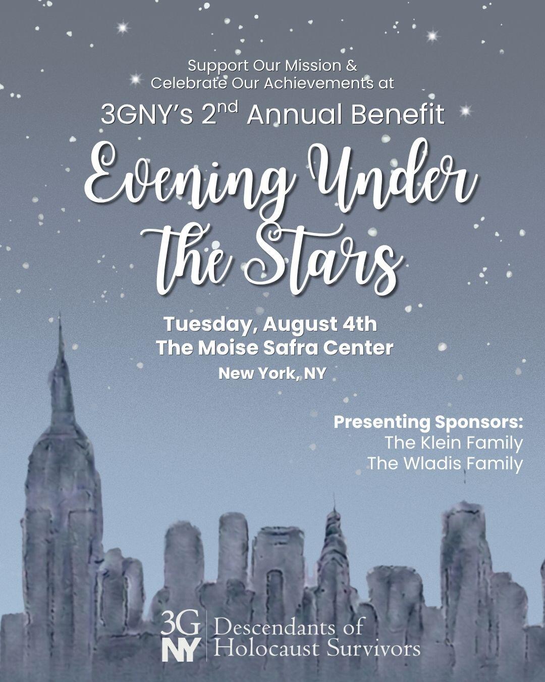 Campaign cover image for 3GNY's 2nd Annual Evening Under the Stars