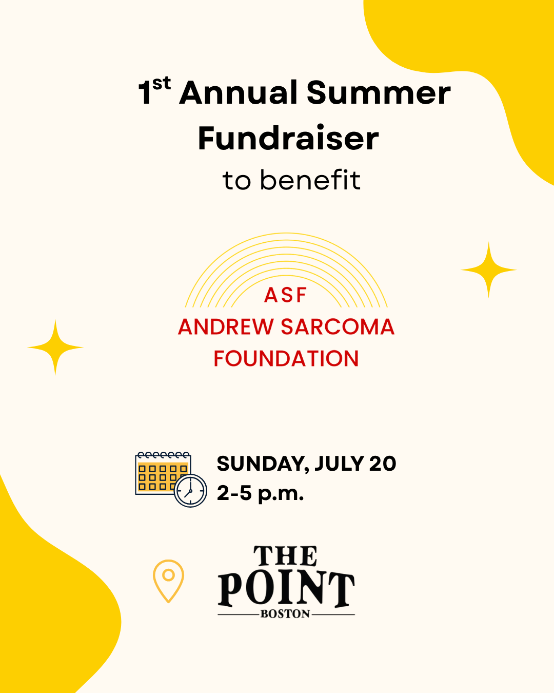 Campaign cover image for Andrew Sarcoma Foundation Raffle Fundraiser