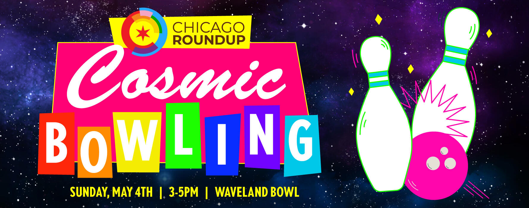 Campaign cover image for Cosmic Bowling: A Fundraiser That’s Out of This World!