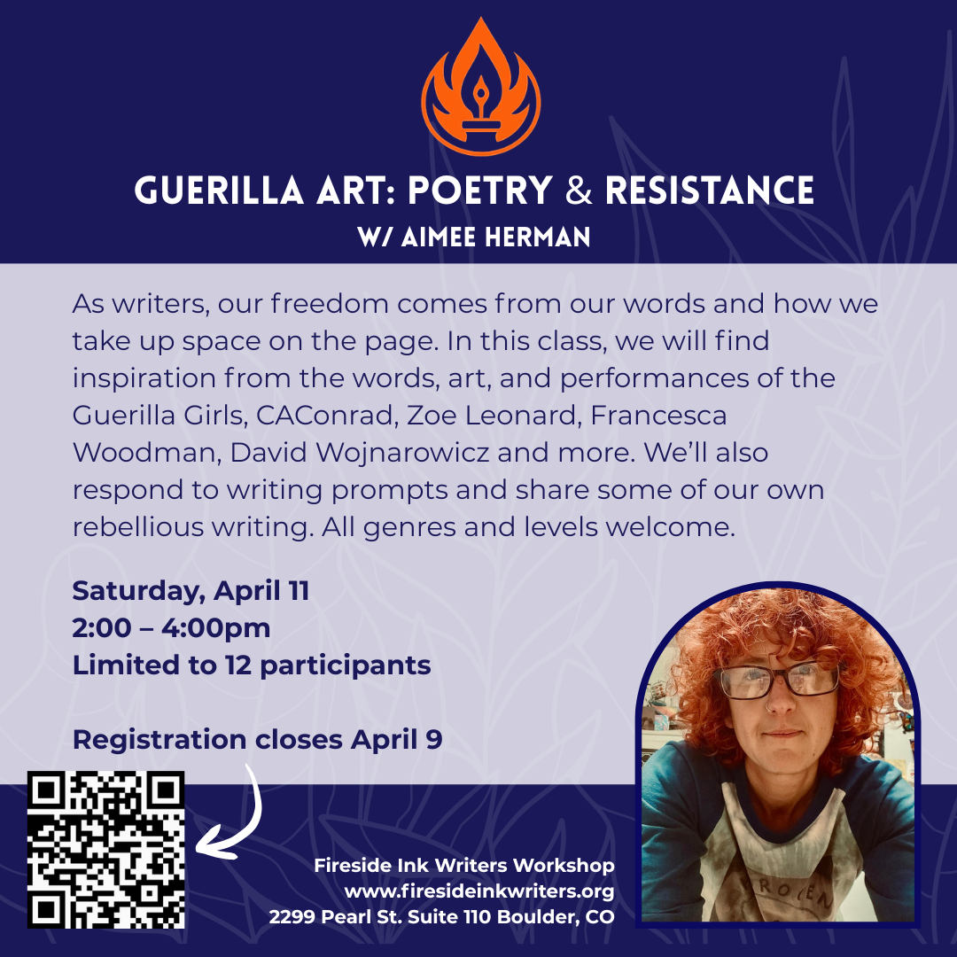 Campaign cover image for Guerilla Art: Poetry & Resistance