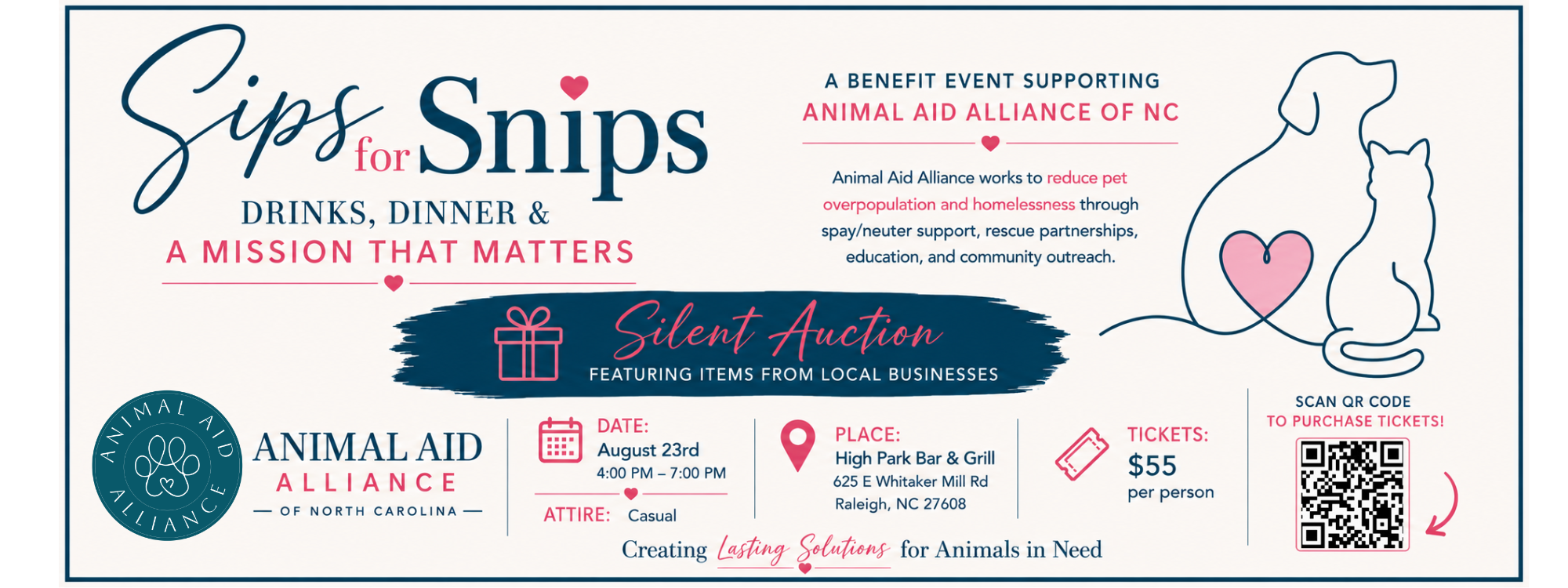 Campaign cover image for AAA of NC Sips for Snips Annual Benefit