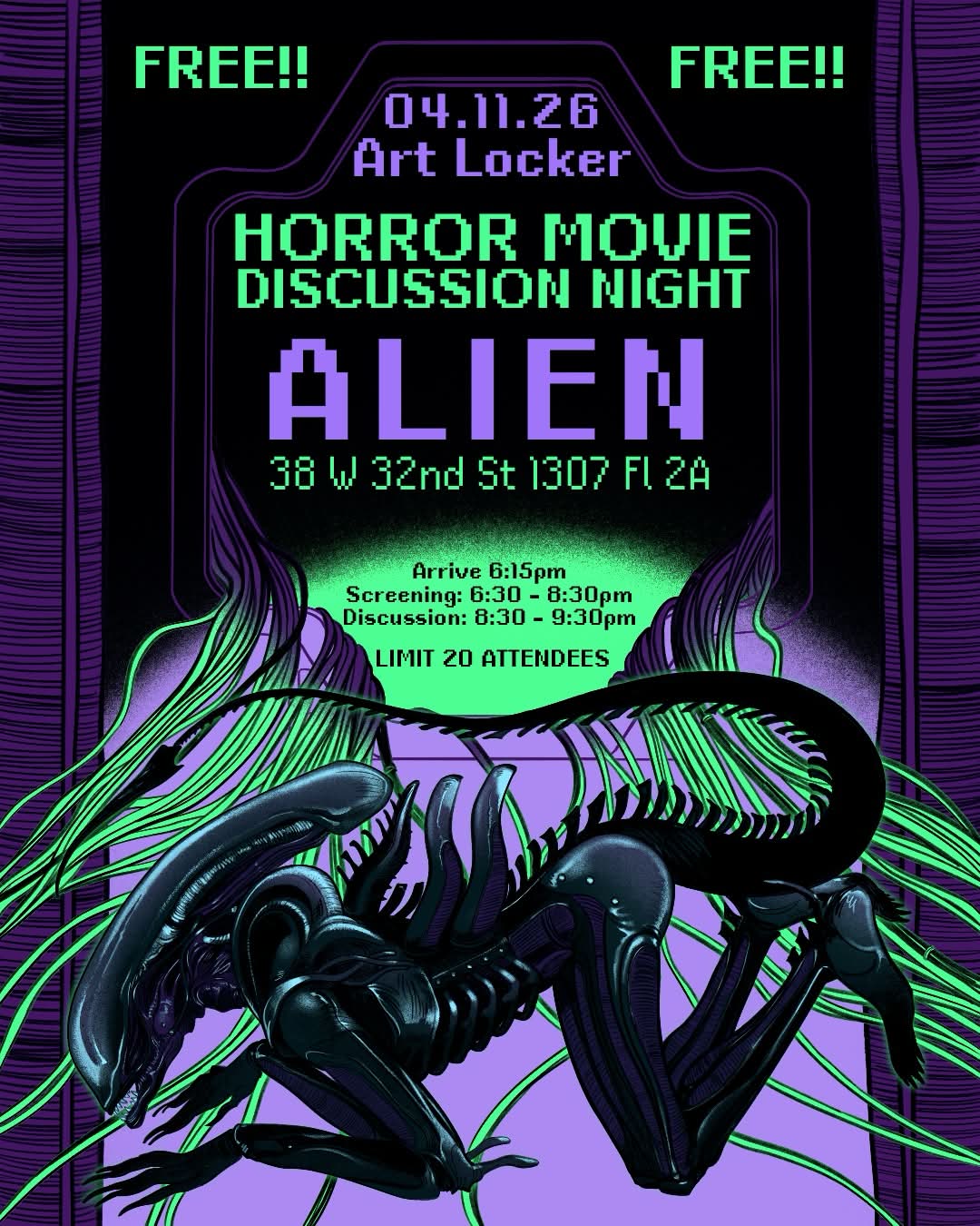 Campaign cover image for Horror Movie Discussion Night 4/11