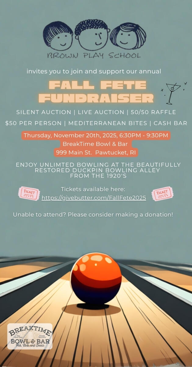 Campaign cover image for Brown Play School - 2025 Fall Fete