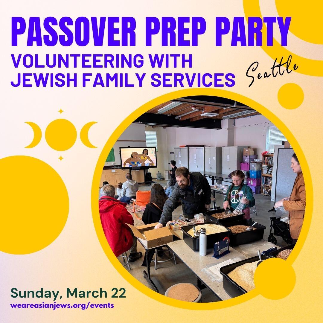 Campaign cover image for Passover Prep Party: Volunteering with Jewish Family Services of Seattle