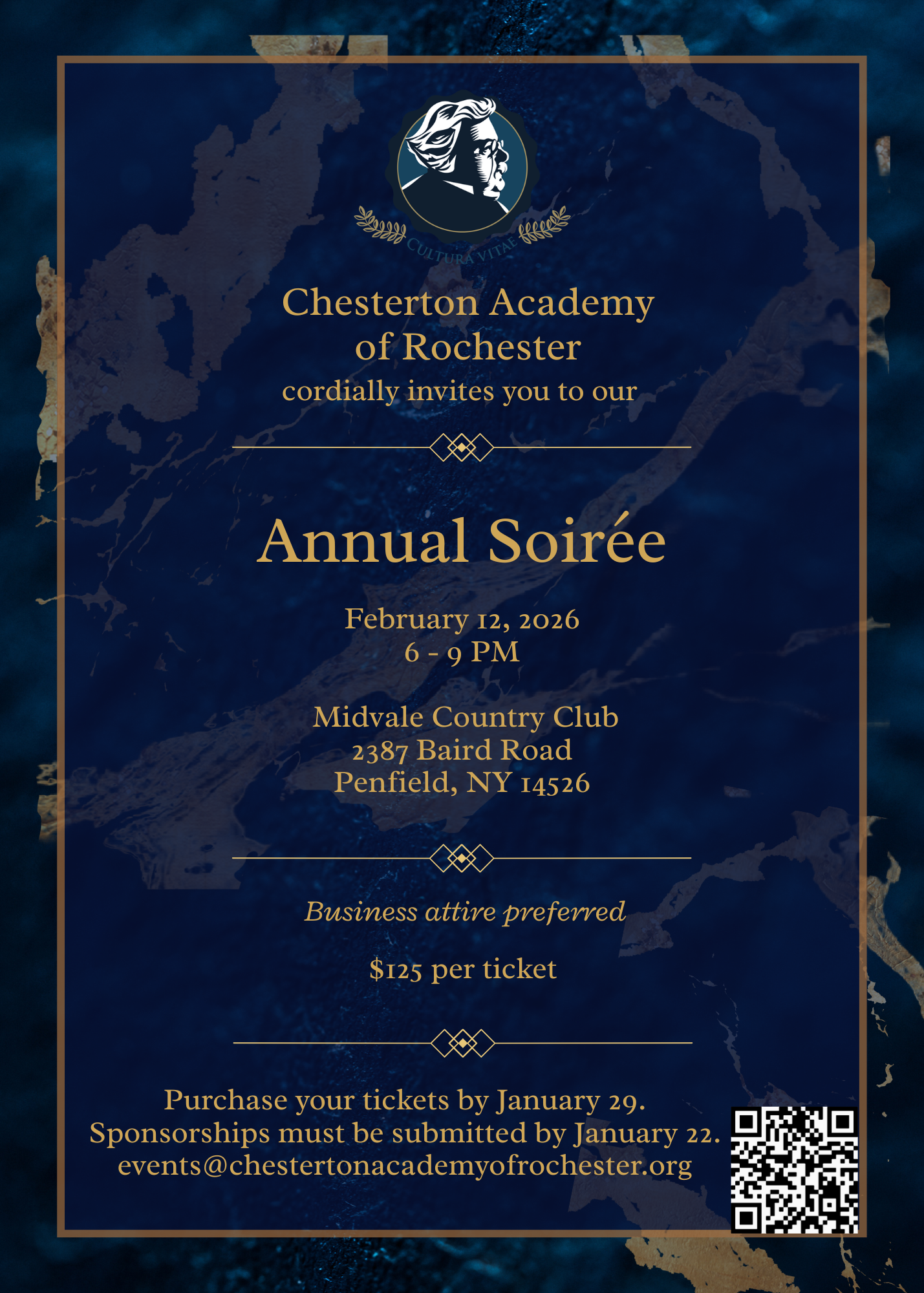 Campaign cover image for Annual Chesterton Academy Soirée