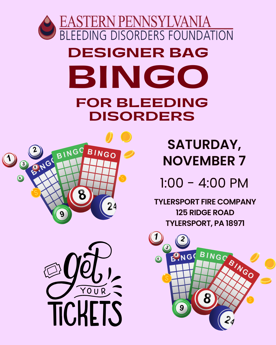 Campaign cover image for 2026 Designer Bag BINGO for Bleeding Disorders