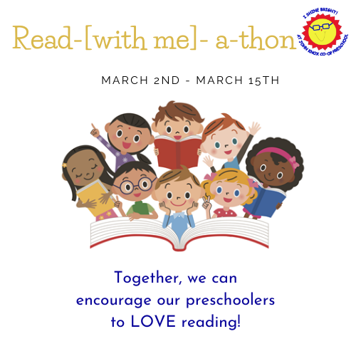 Campaign cover image for John Knox Co-Op Preschool's "Read-With-Me-A-Thon" 2021