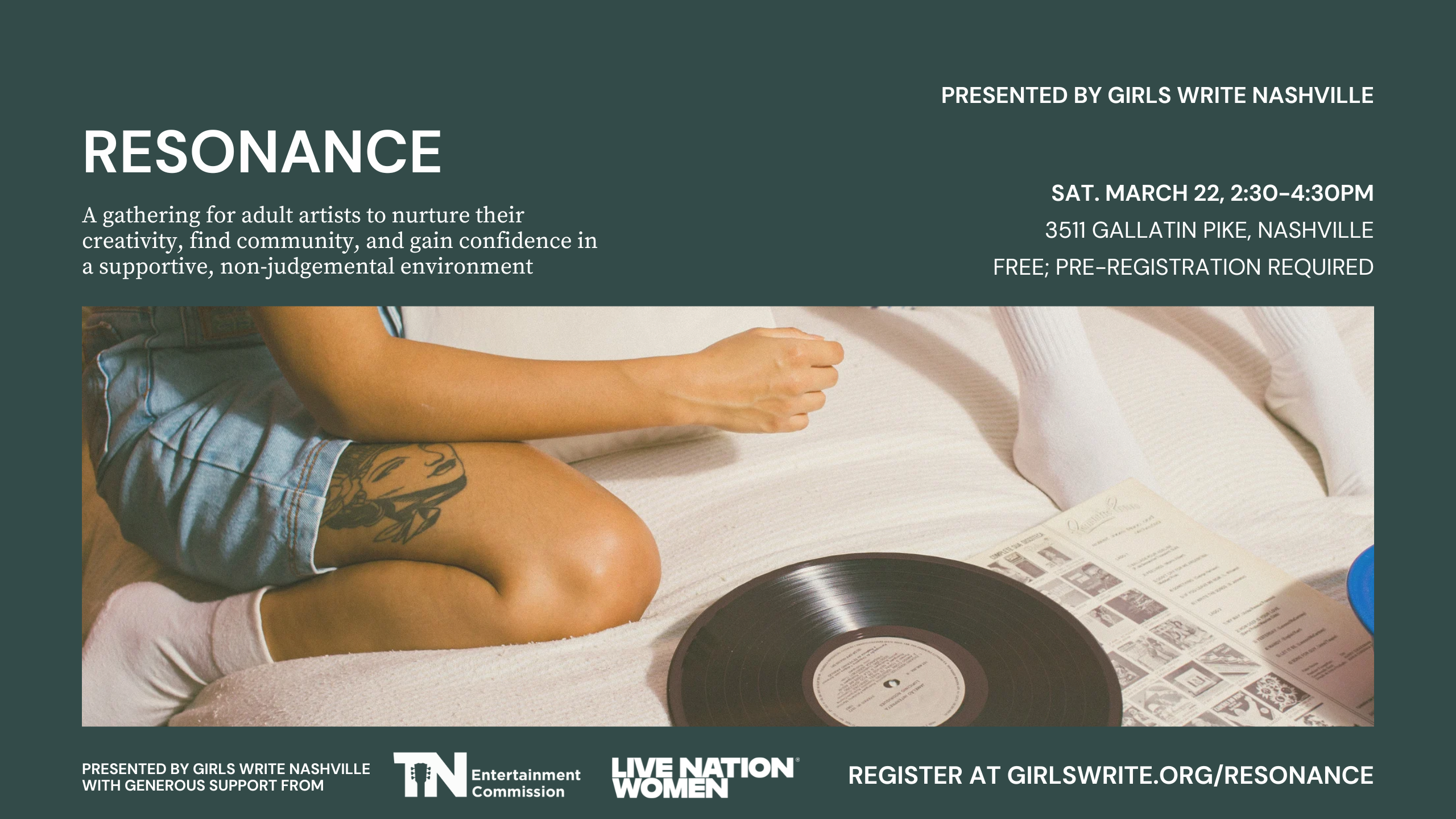 Campaign cover image for Resonance: A Creative Wellness Gathering for Artists