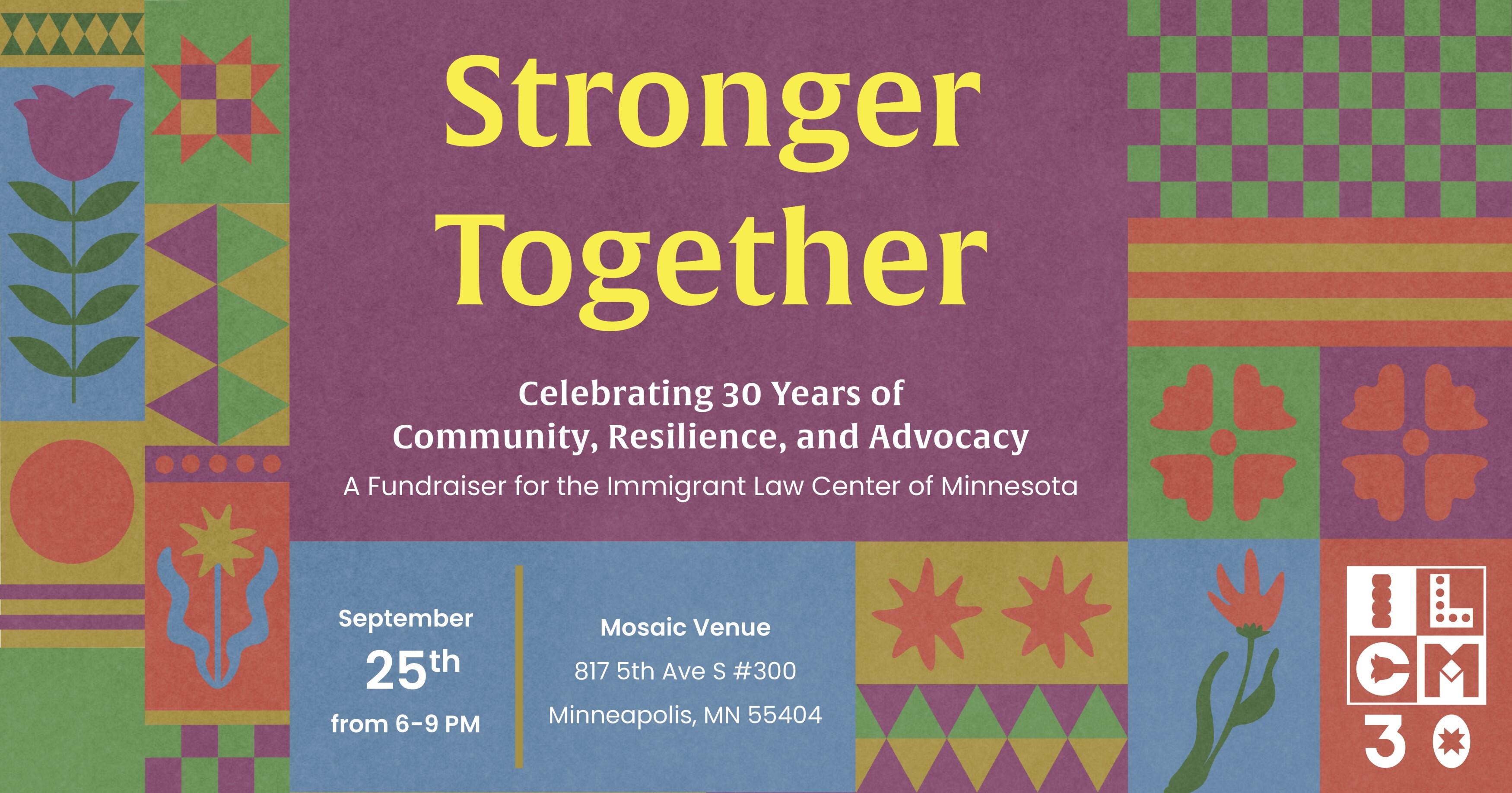 Campaign cover image for ILCM Stronger Together Fundraiser