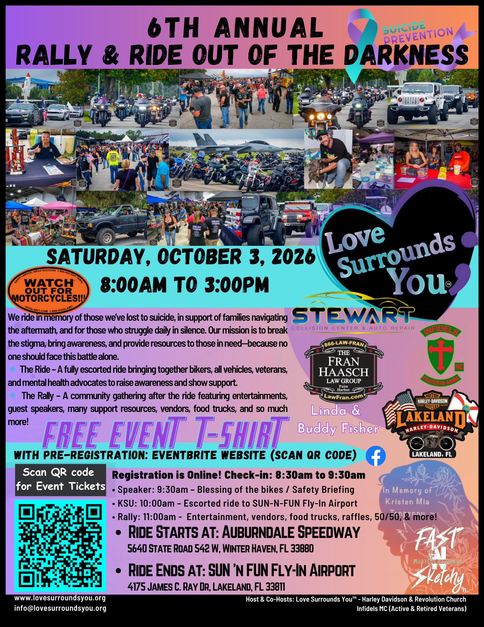 Campaign cover image for 6th Annual Ride Out of the Darkness® – Florida (4-Wheeled)