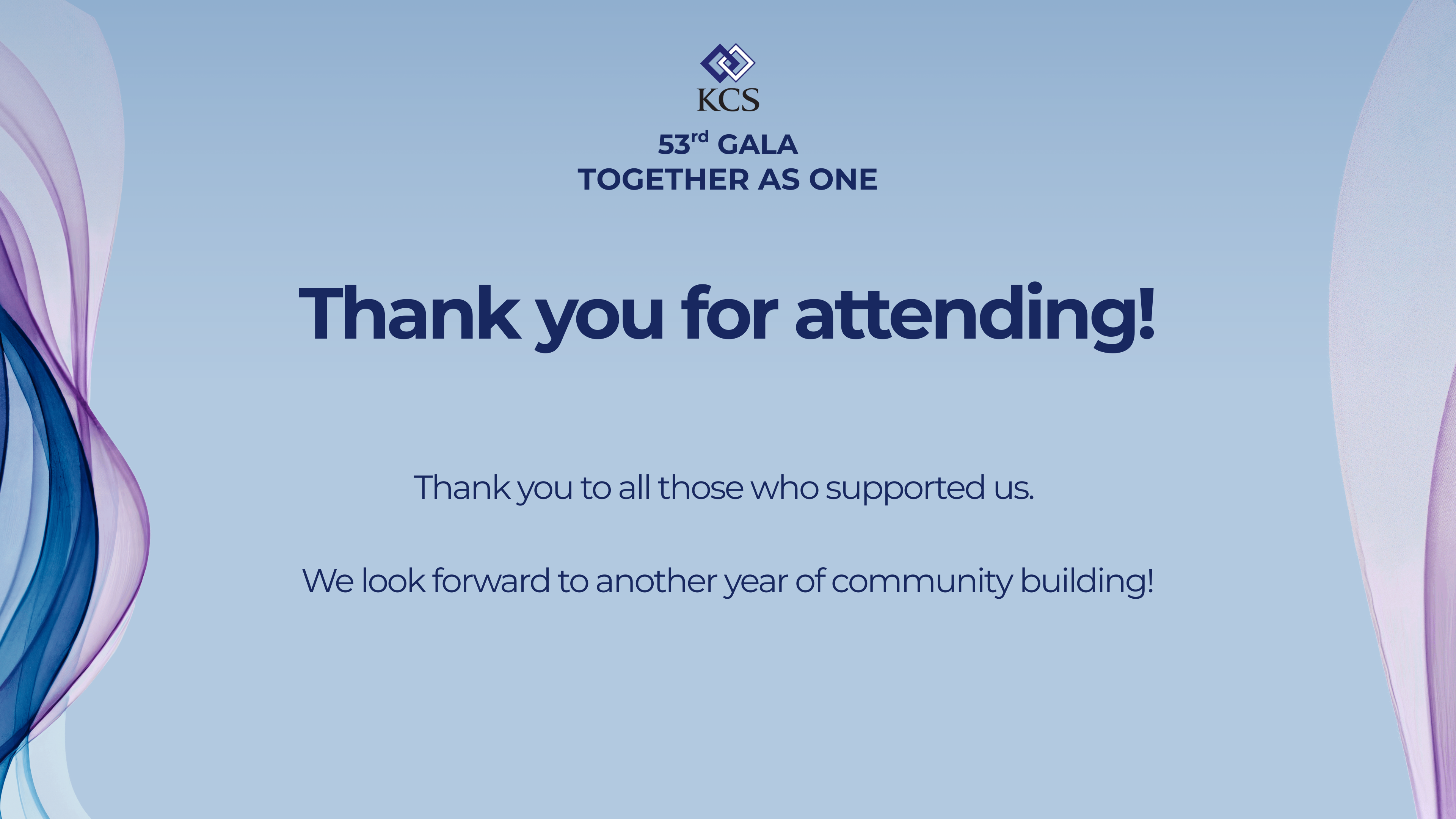 Campaign cover image for KCS 53rd Annual Gala : Together As One