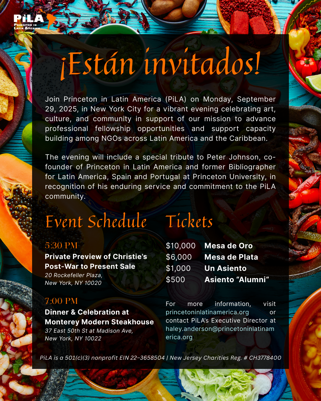 Campaign cover image for 2025 PiLA Fall Fundraiser