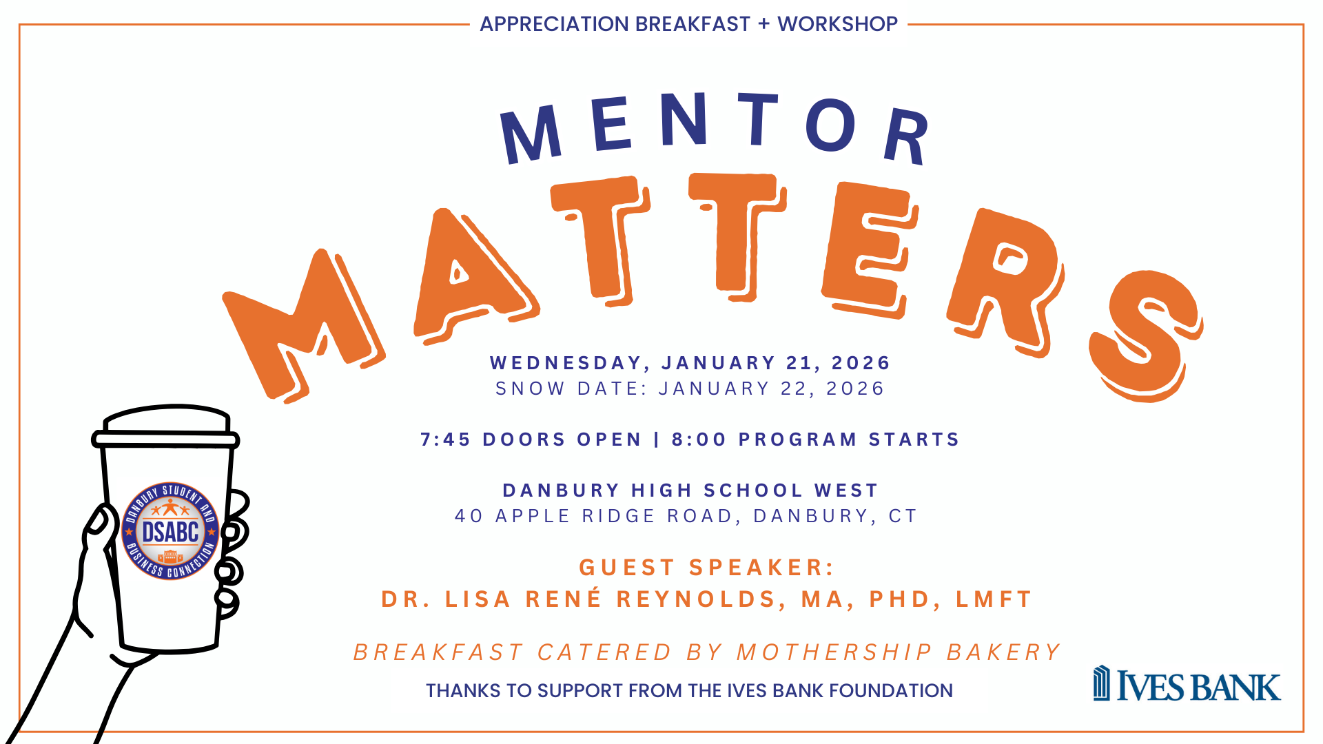 Campaign cover image for Mentor Matters: Appreciation Breakfast + Workshop