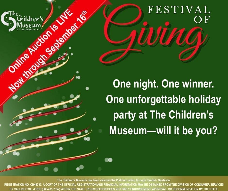 Campaign cover image for Festival of Giving: A Magical Night at the Museum
