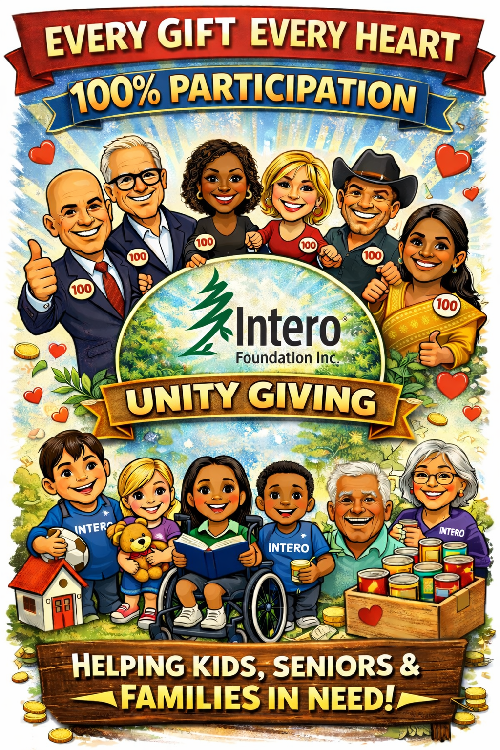 Campaign cover image for 100% Participation
