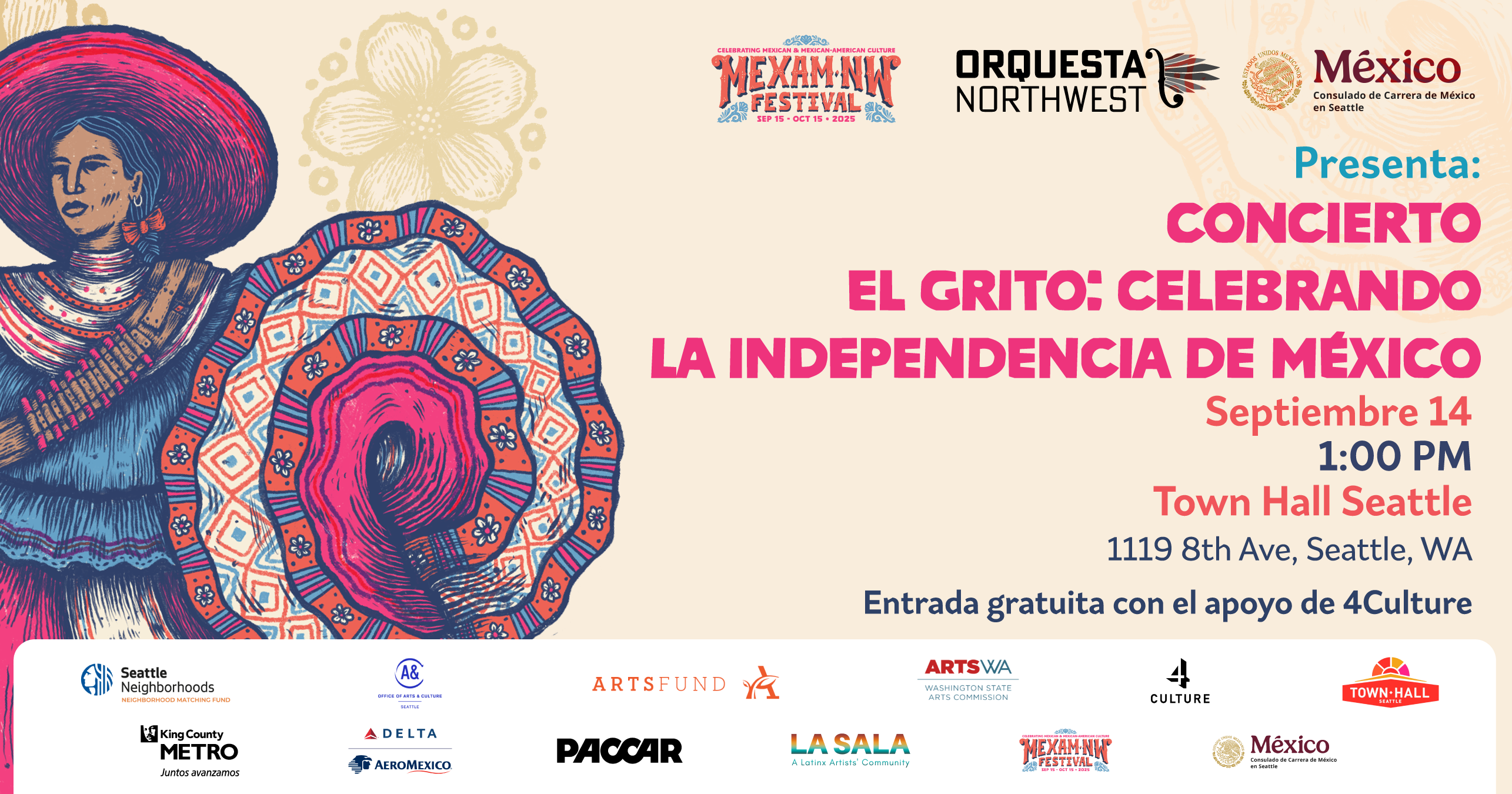 Campaign cover image for Concierto  El Grito: Celebrando la Independencia de México