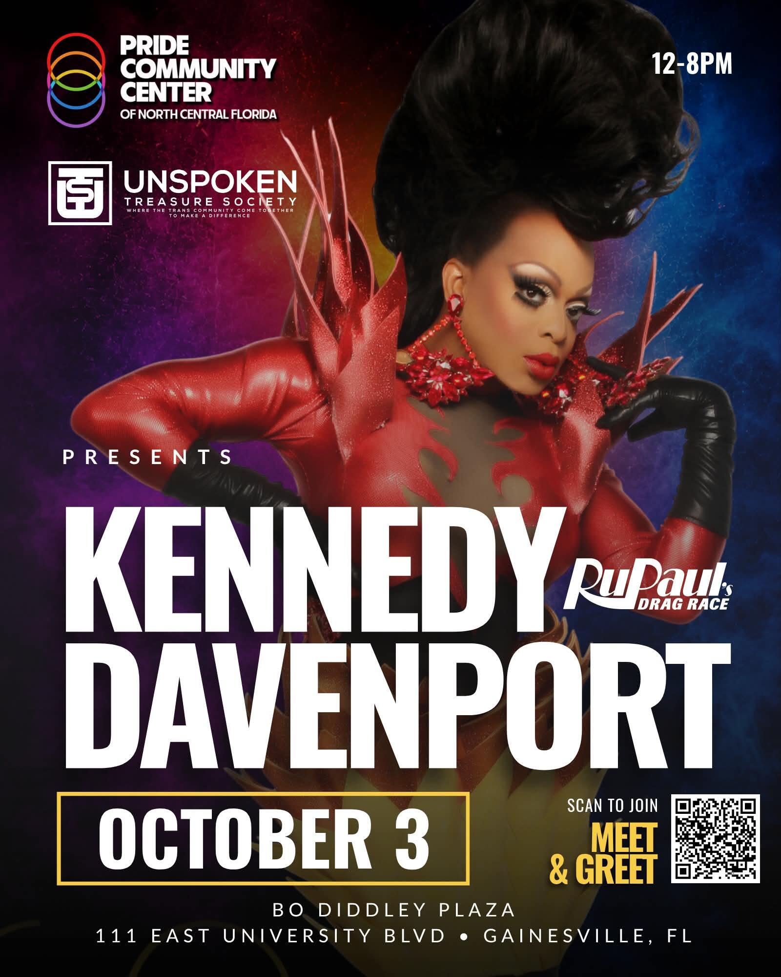 Campaign cover image for GNV Pride 2026 Kennedy Davenport Meet and Greet
