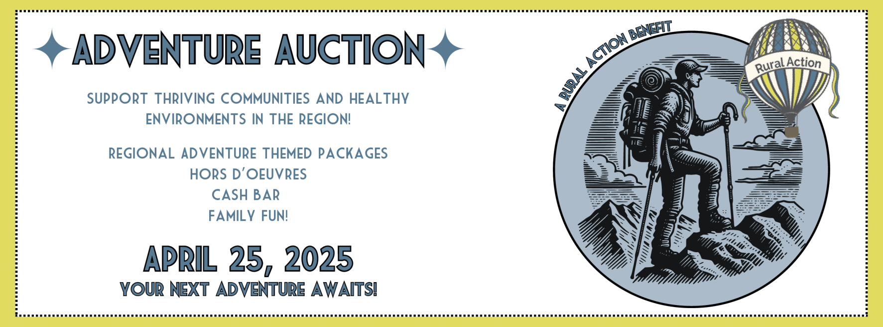 Campaign cover image for Adventure Auction 2025