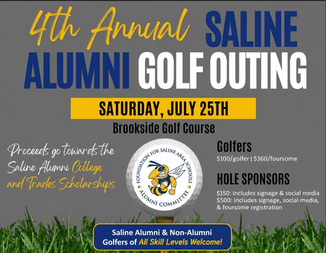Campaign cover image for 4th Annual Saline Alumni Golf Outing