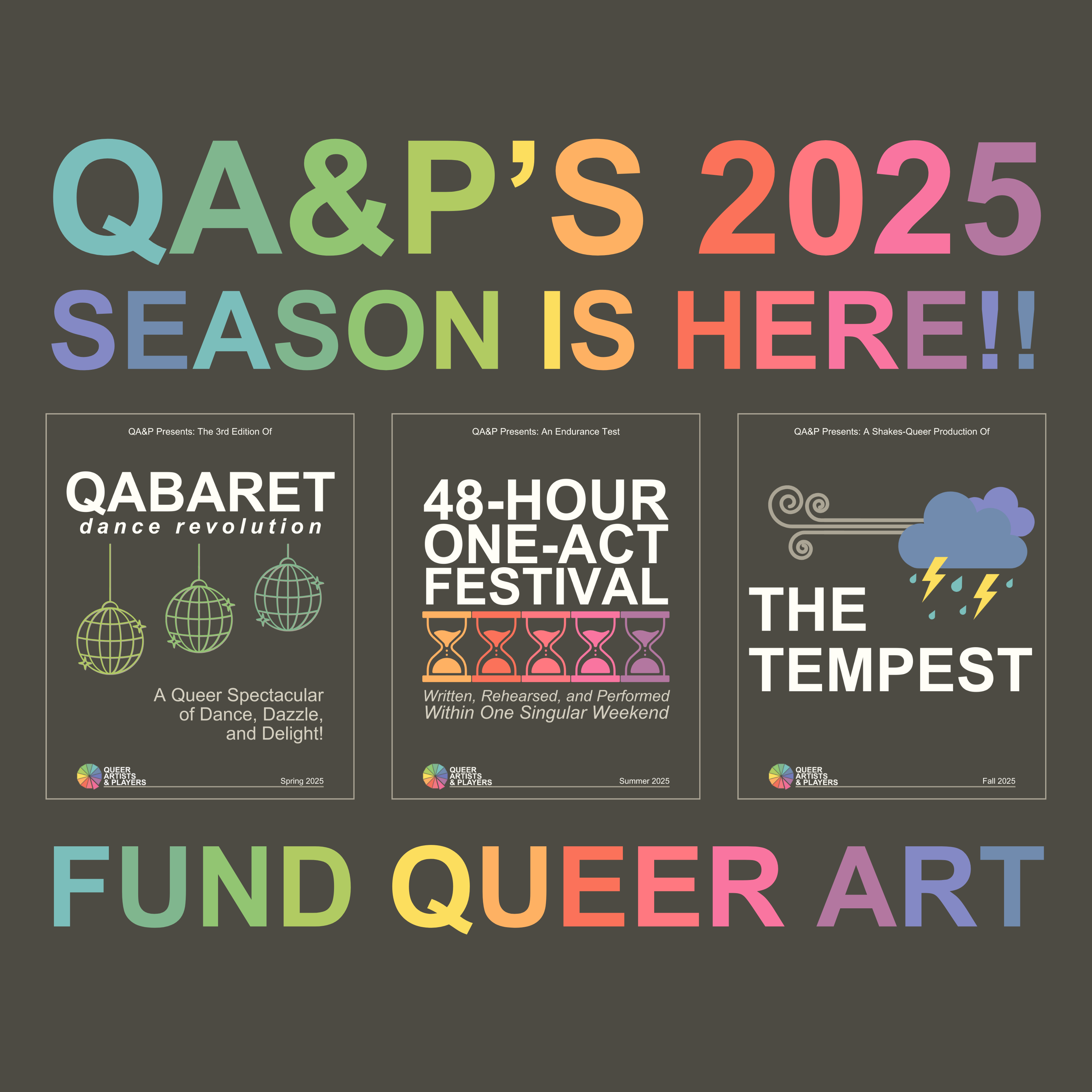 Campaign cover image for Fund QA&P's 2025 Season