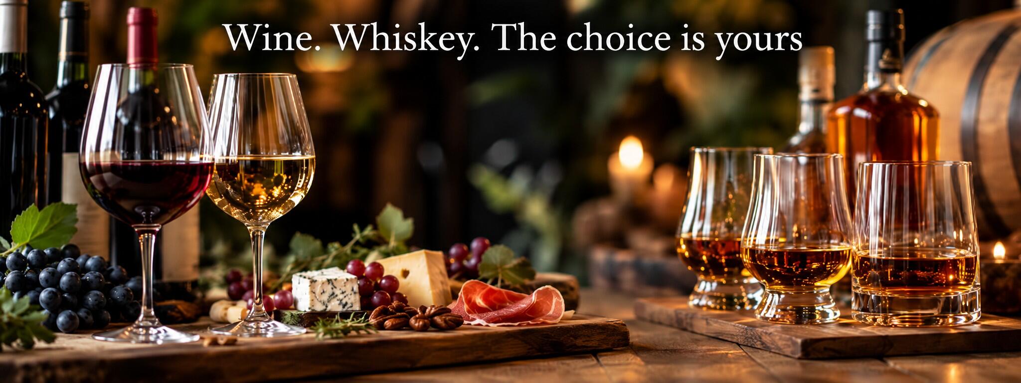 Campaign cover image for Whiskey & Wine Tasting
