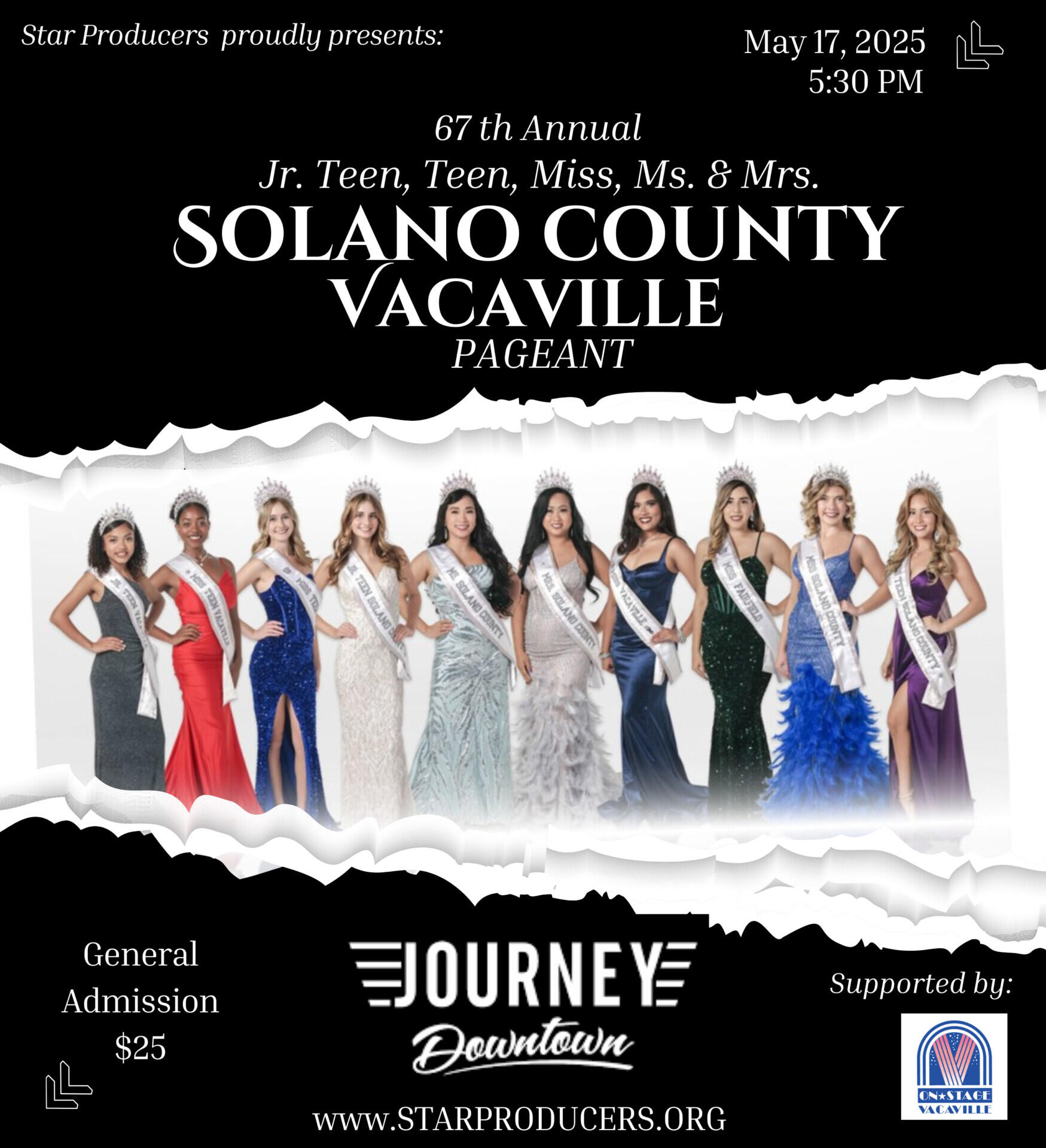 Campaign cover image for 67th Annual Miss Solano County Pageant