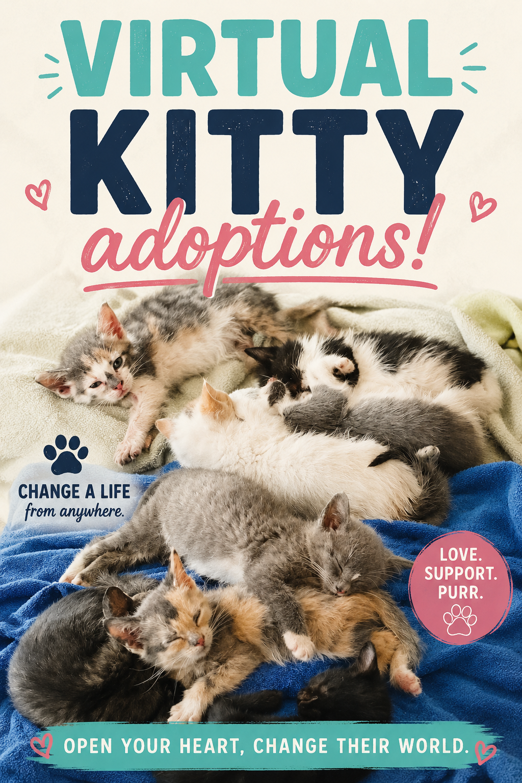 Campaign cover for VIP Kitty Club - Virtual Adoptions