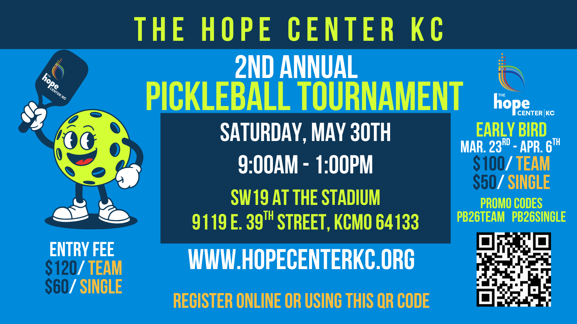 Campaign cover image for 2026 Pickleball Tournament