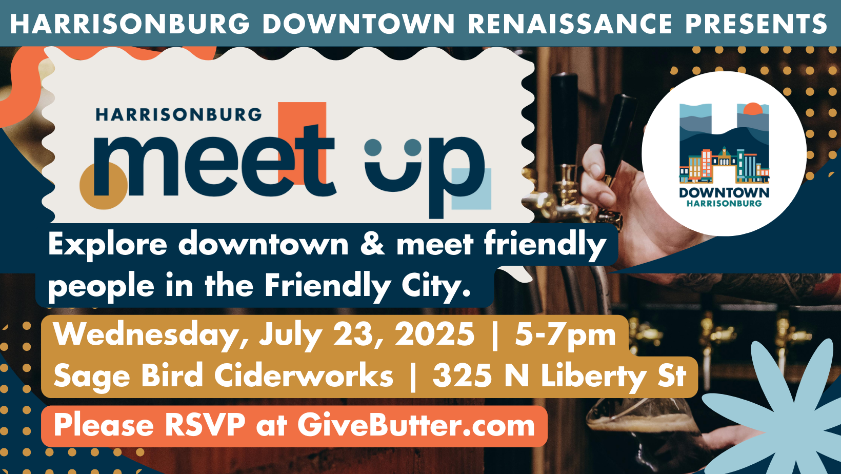 Campaign cover image for Harrisonburg Meet Up at Sage Bird Ciderworks