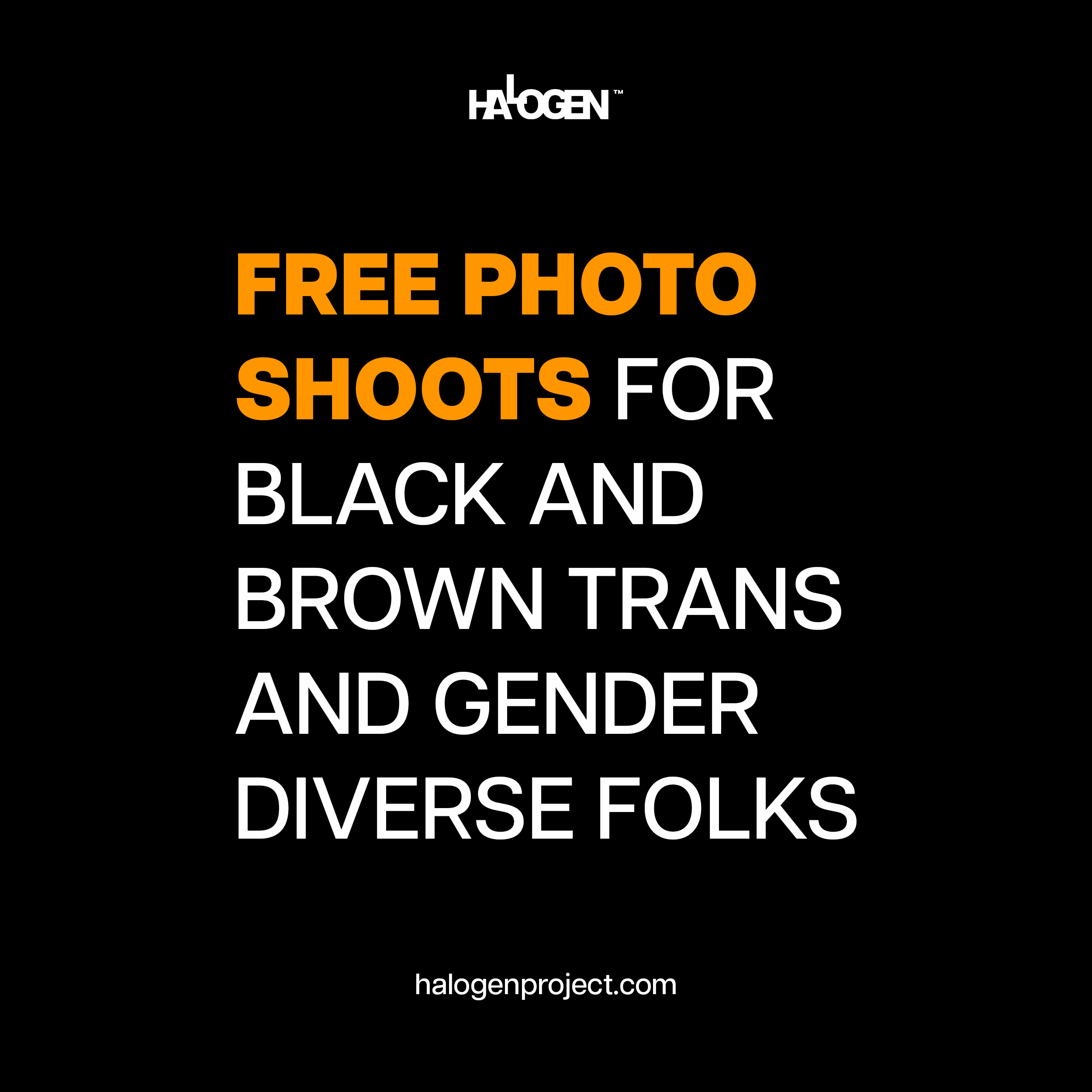 Campaign cover image for Free Photos for Black and Brown Trans and Gender Expansive Folks
