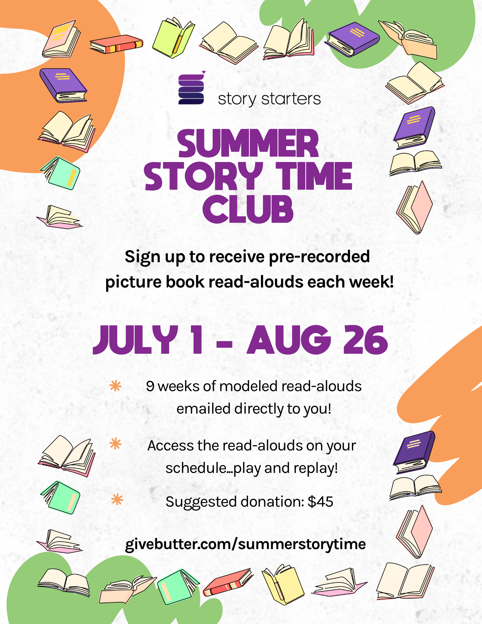 Campaign cover for Summer Story Time Club 2026