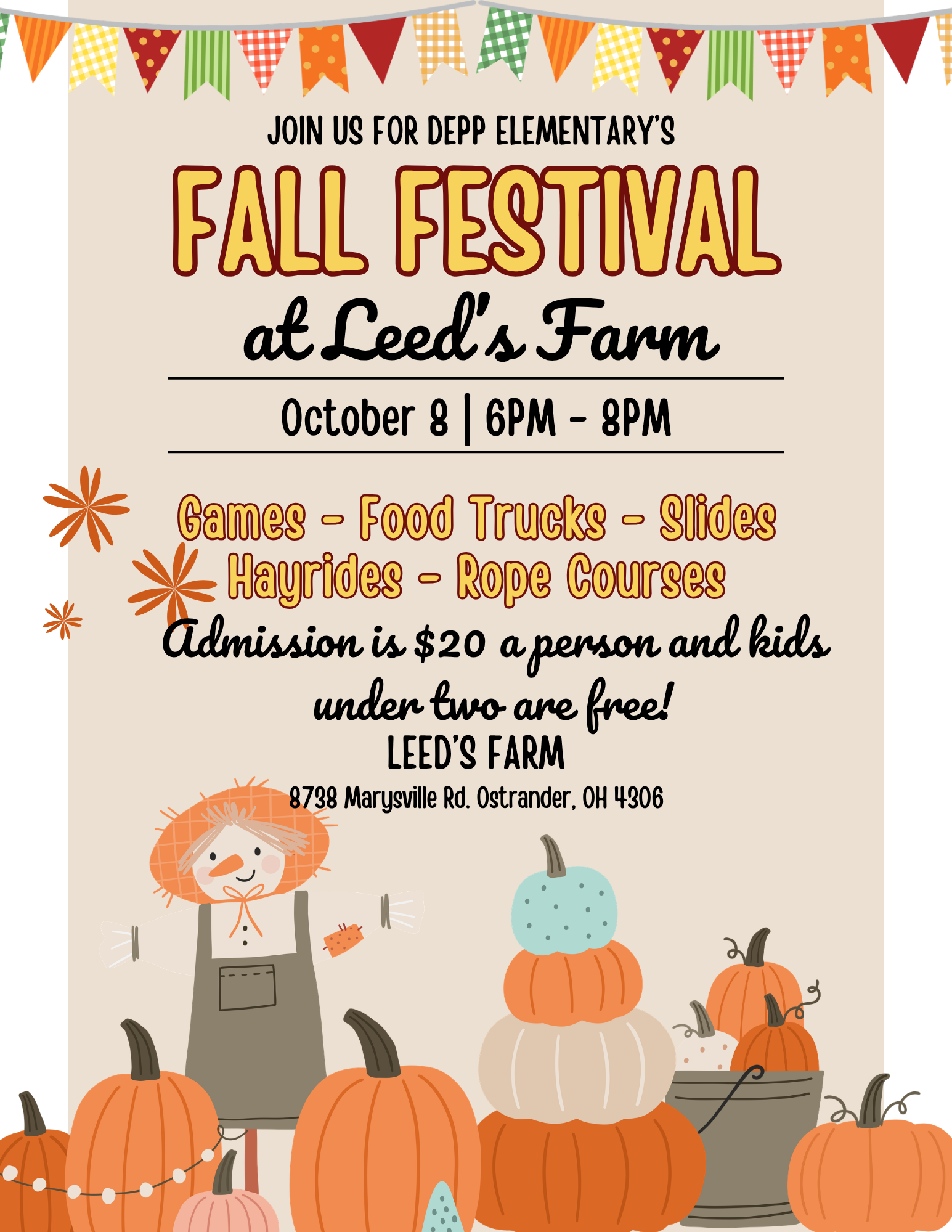 Campaign cover image for Leeds Farm - Fall Festival