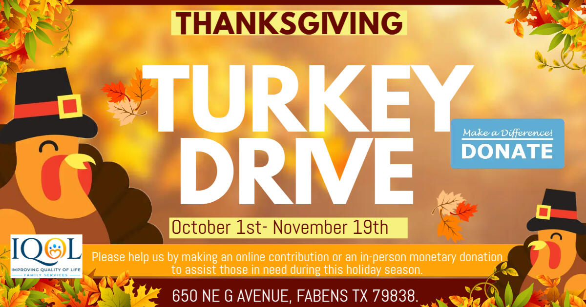 Campaign cover image for IQOL Turkey Drive