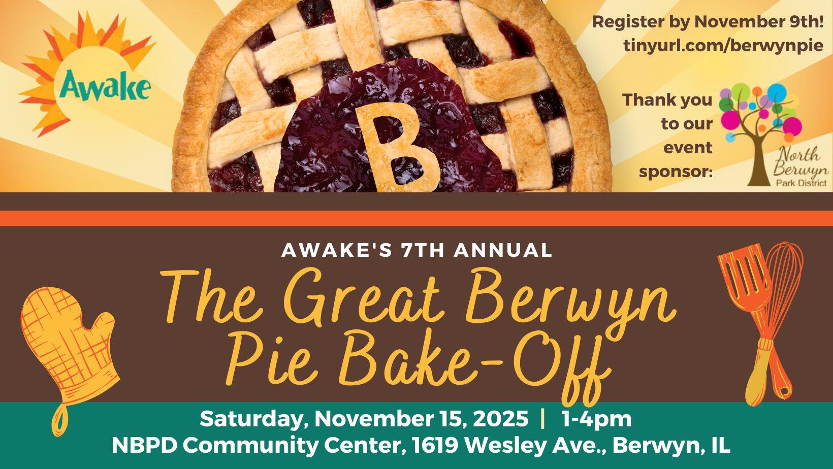 Campaign cover image for 7th Annual Great Berwyn Pie Bake-Off (copy)