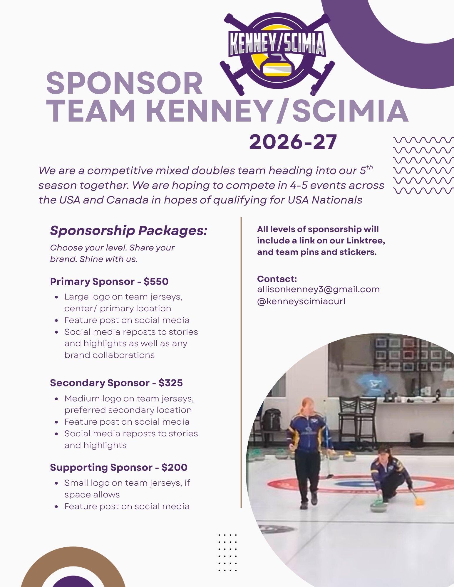 Campaign cover image for Support Allison and Ed's Curling Season