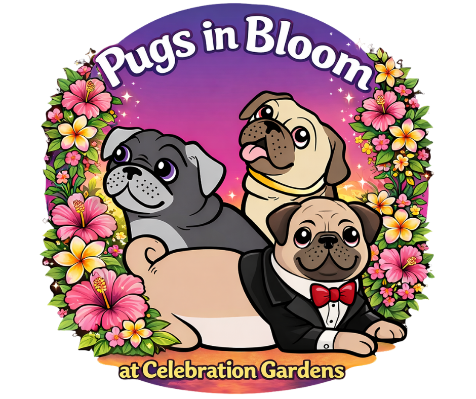 Campaign cover image for Pugs in Bloom at Celebration Gardens Orlando