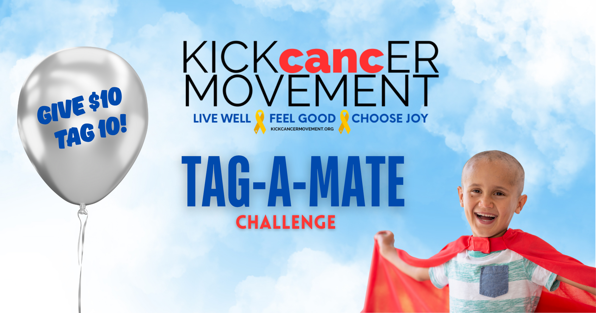 Campaign cover image for KICKcancER Tag-A-Mate Challenge
