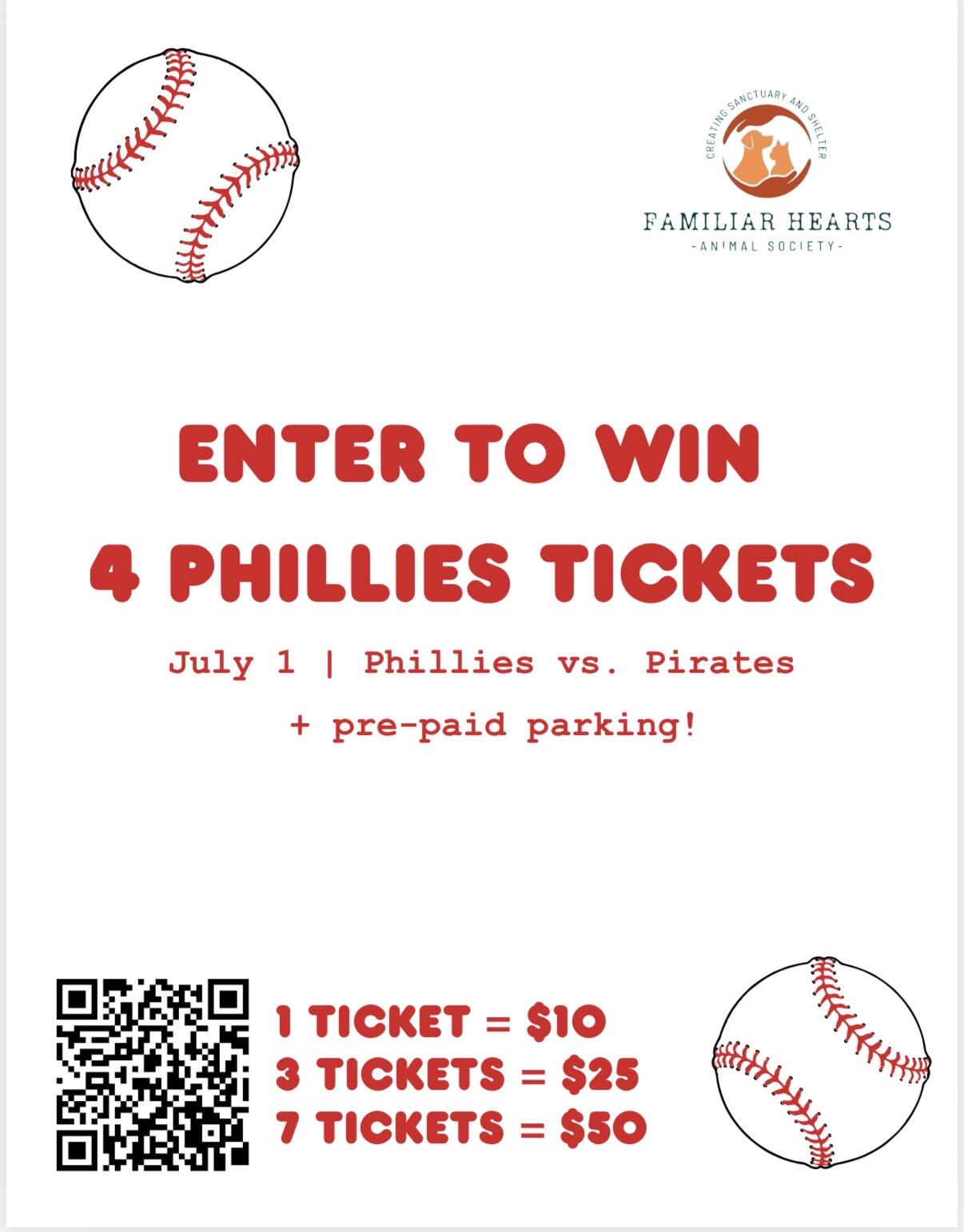 Campaign cover image for Phillies Game Night Package :: 4 Tickets + Parking