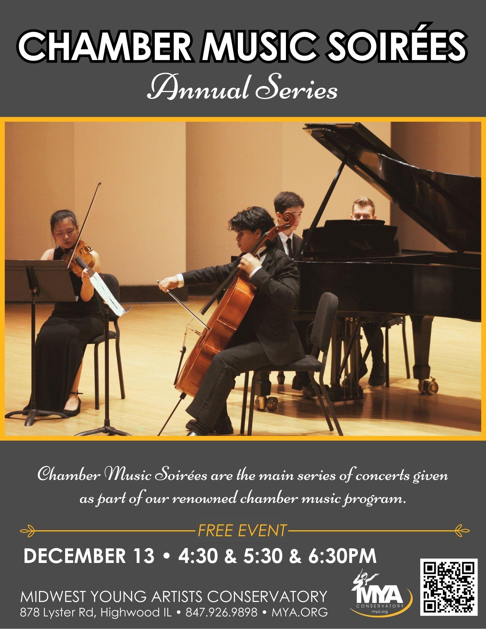 Campaign cover image for December 13 Chamber Music Soirées
