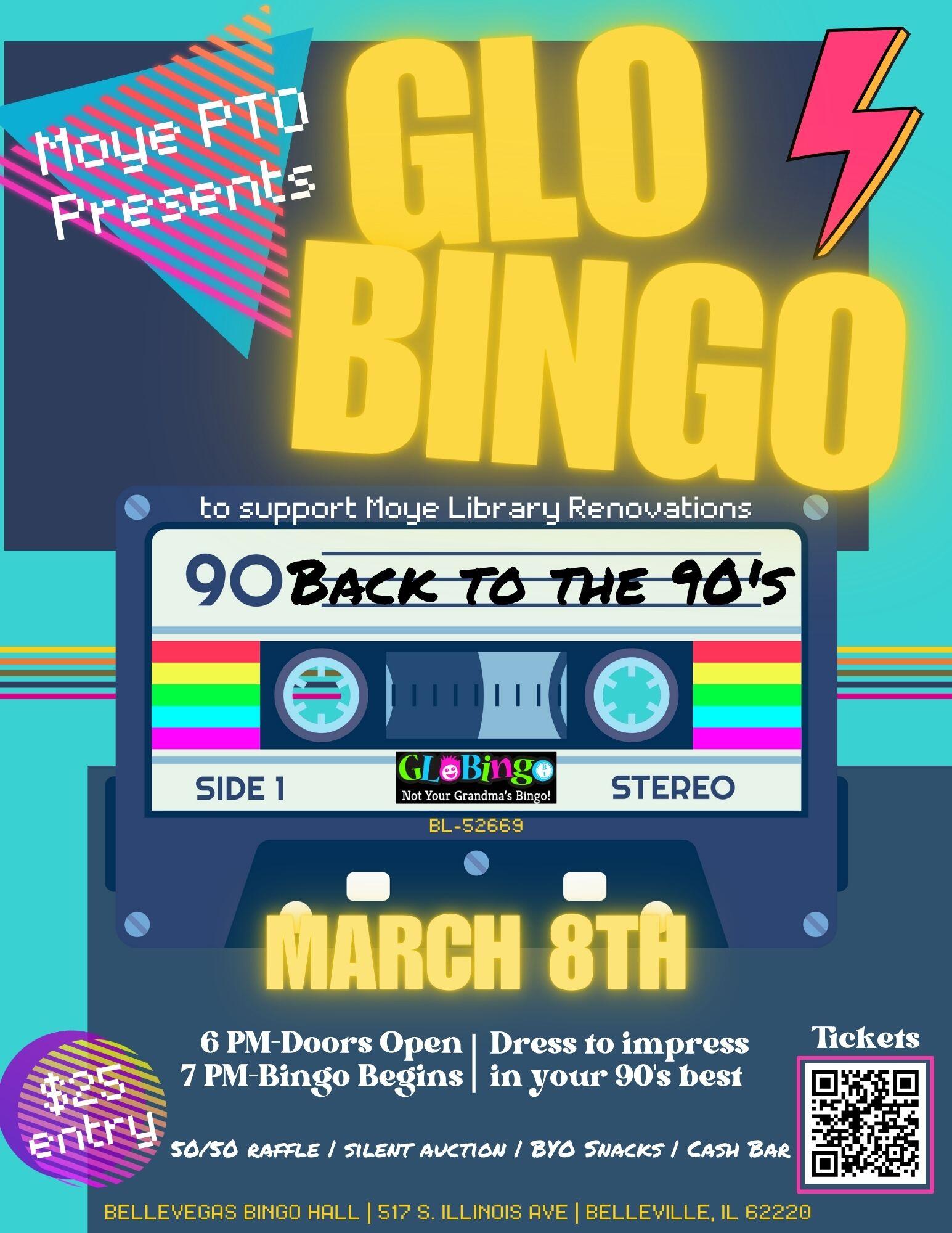 Campaign cover image for Moye Glo Bingo 2025