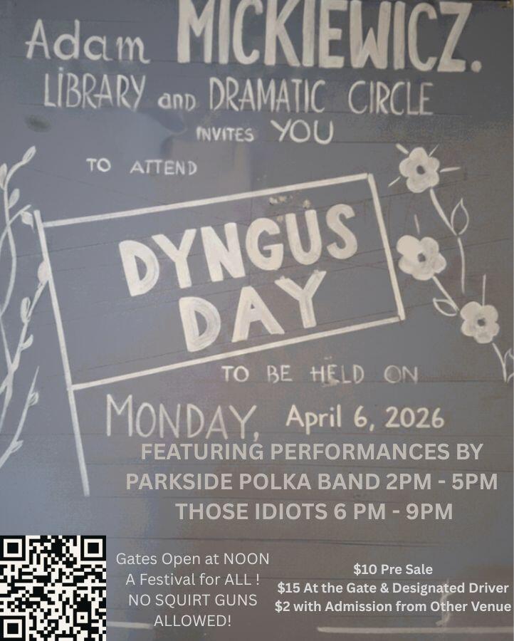 Campaign cover image for Dyngus Day 2026 at Mickiewicz